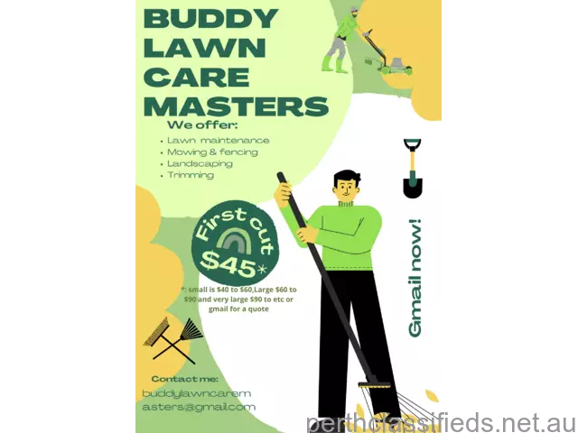 Buddy Lawn Care Masters - Lawn Mowing Perth - 1